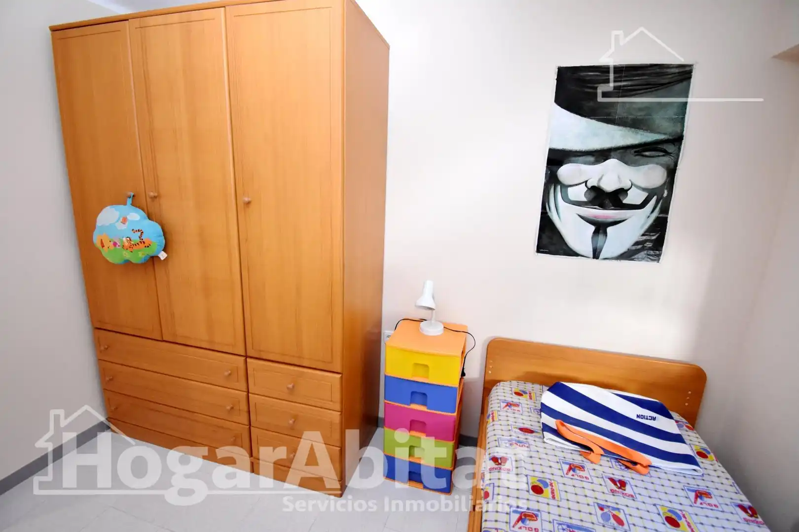 Schlafzimmer von Wohnung zum Verkauf in Alzira mit Klimaanlage und Balkon