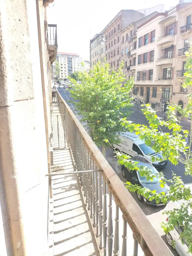 Balcony of Flat for rent in Salamanca  with Heating, Furnished and Balcony