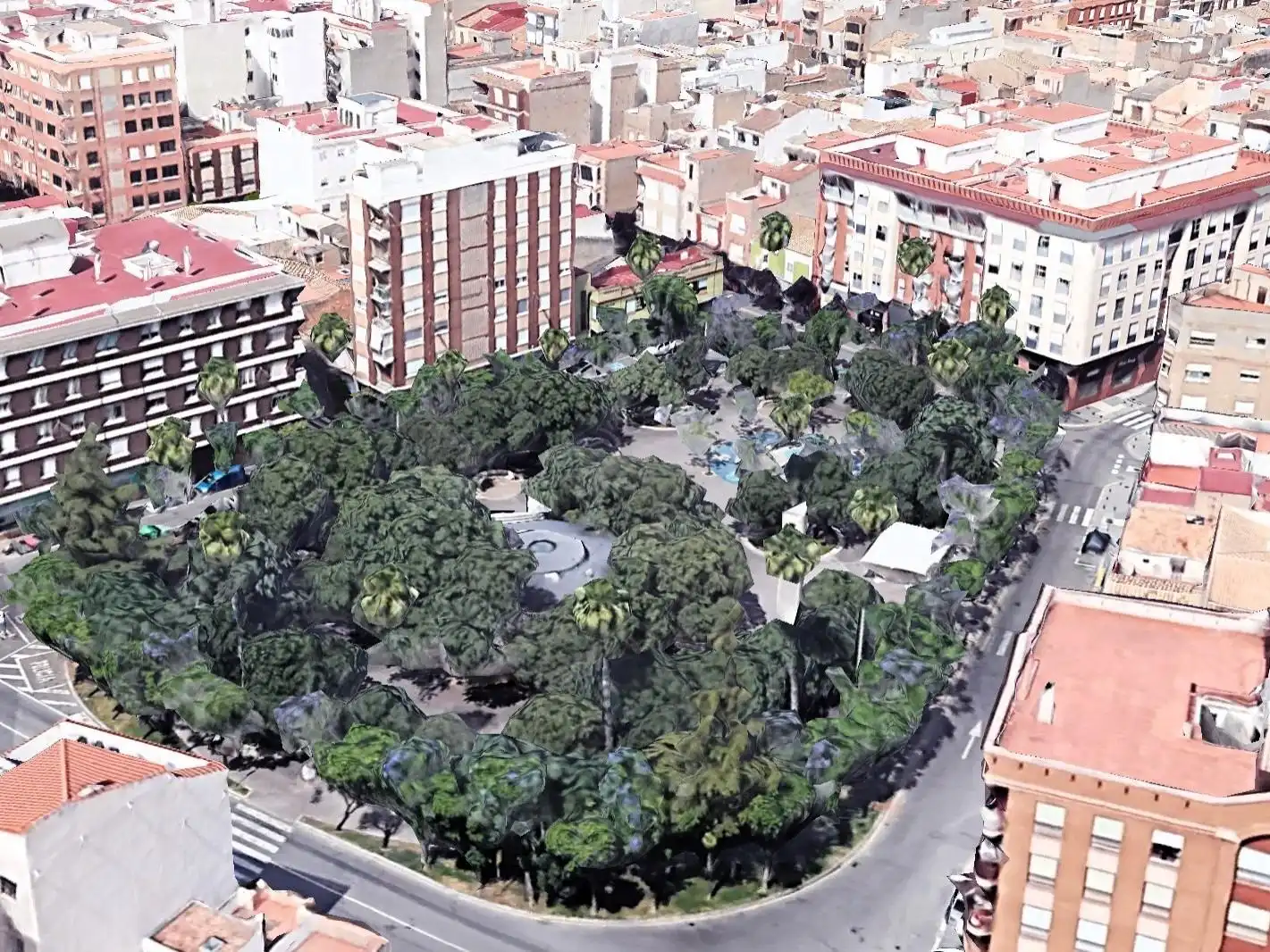 Vista exterior de Pis en venda en Almazora / Almassora amb Calefacció, Moblat i Balcó