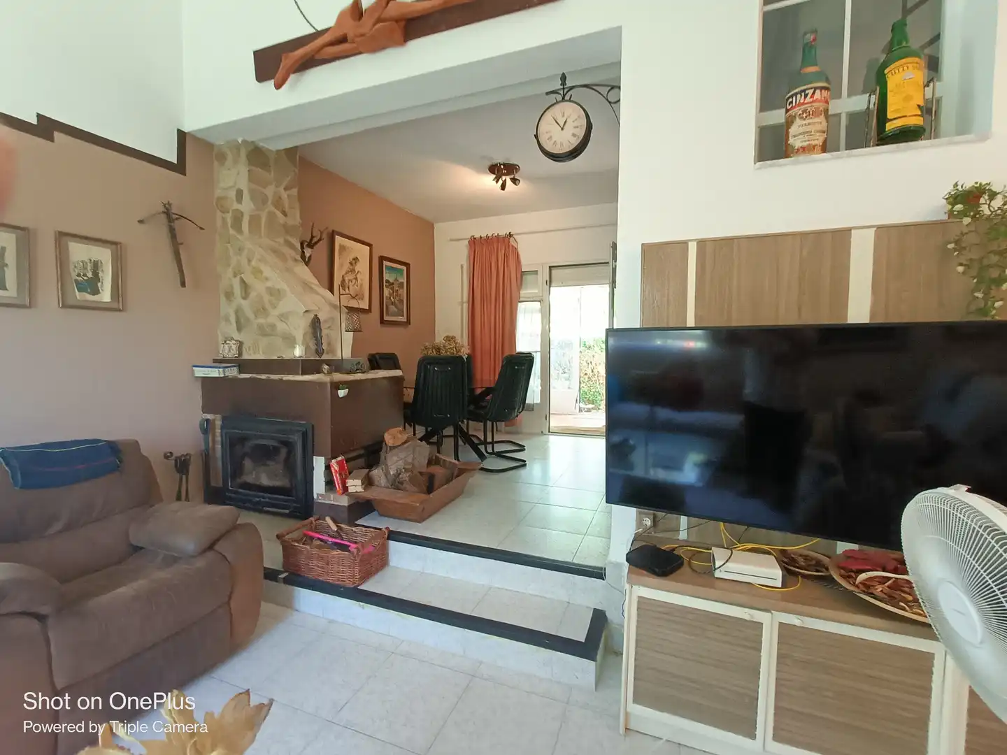 Sala d'estar de Casa o xalet en venda en Nambroca amb Calefacció, Jardí privat i Moblat