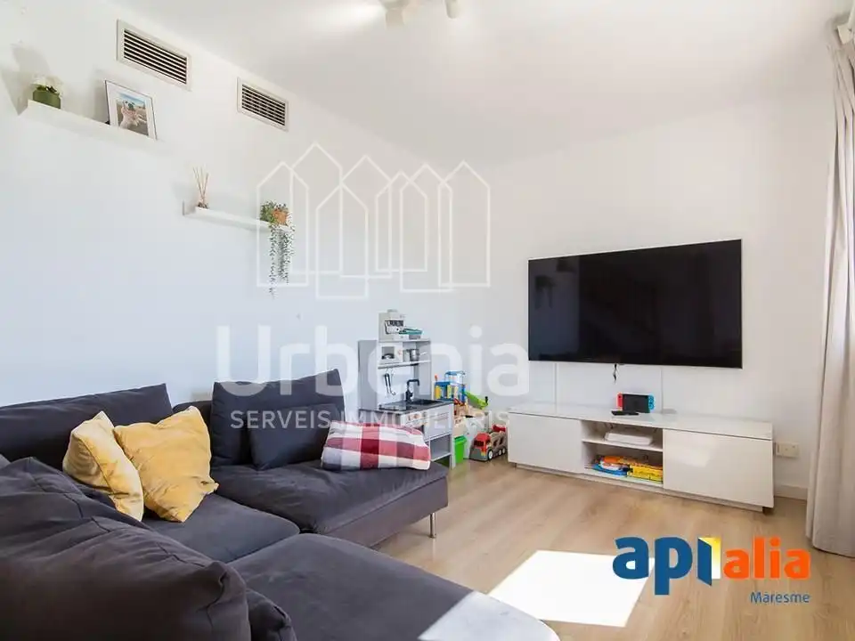Sala de estar de Piso en venta en Pineda de Mar con Calefacción y Terraza