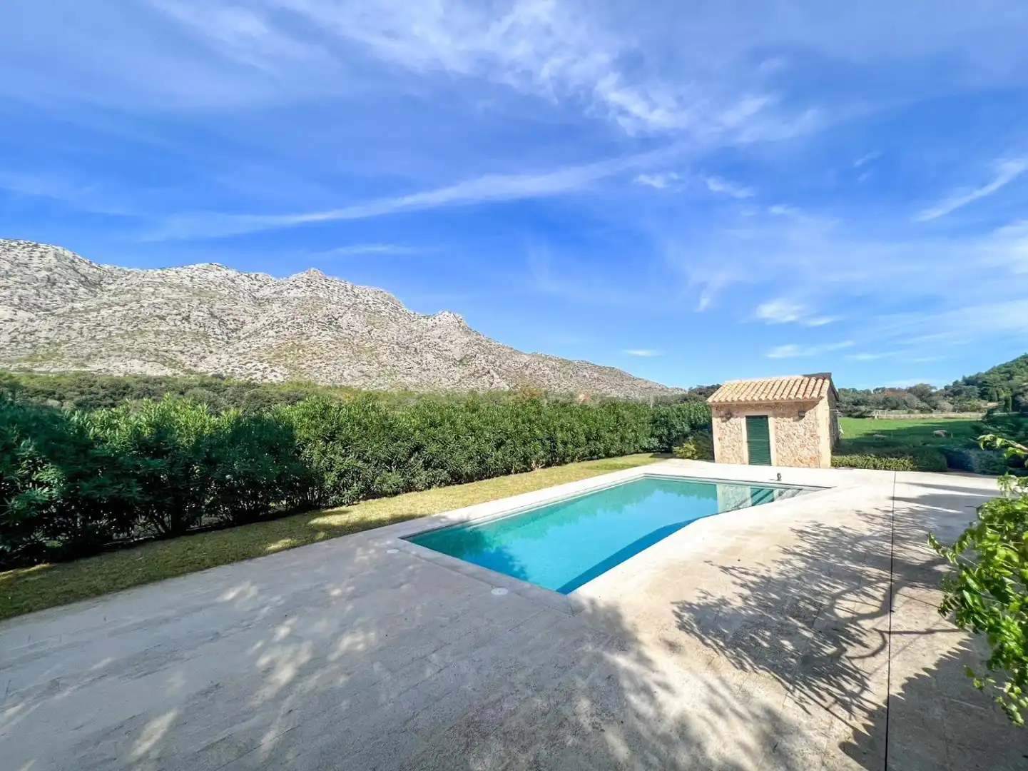 Außenansicht von Haus oder Chalet zum Verkauf in Pollença mit Klimaanlage, Heizung und Terrasse