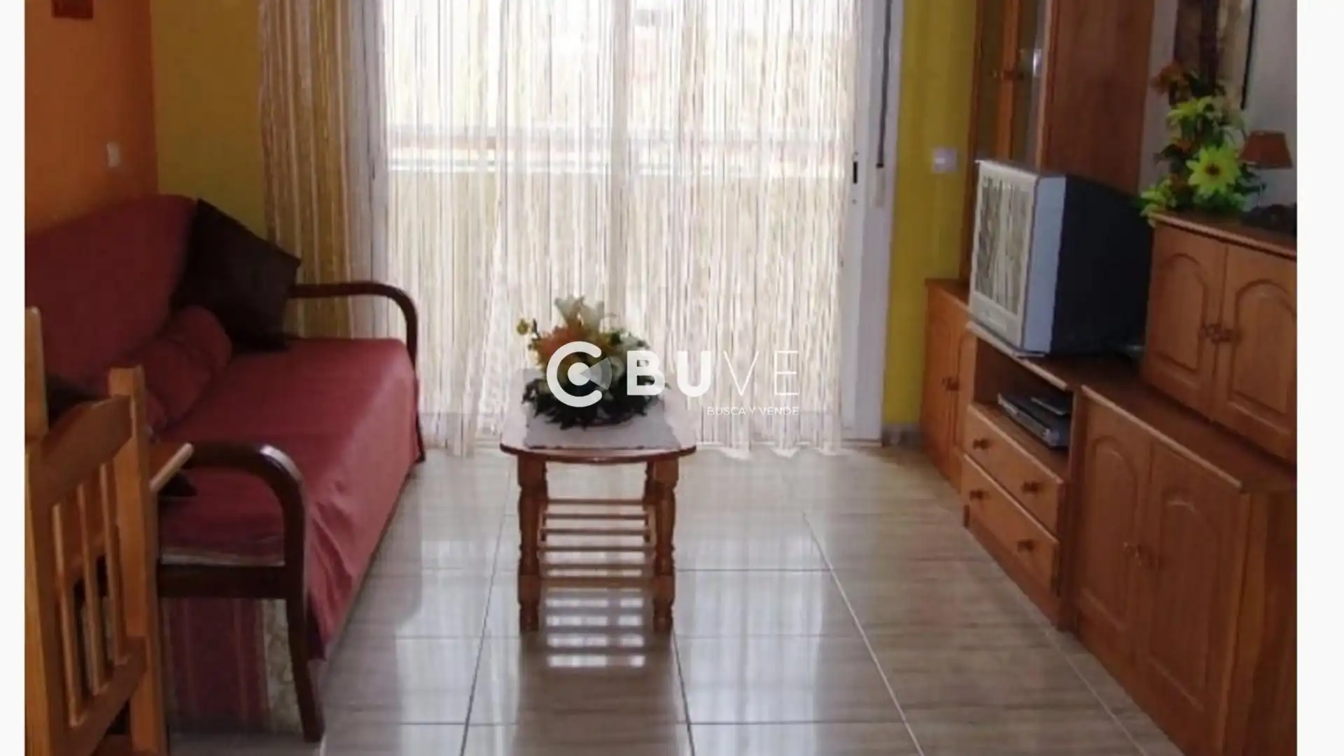 Living room of Flat for sale in Población de Arroyo  with Terrace, Swimming Pool and Balcony