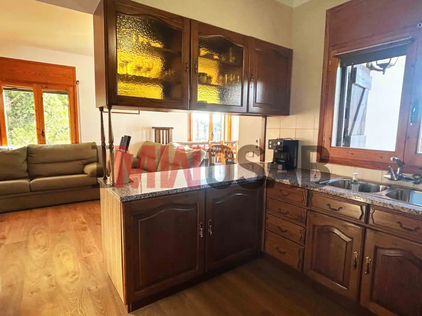 Cocina de Casa o chalet de alquiler en Sant Agustí de Lluçanès con Calefacción, Jardín privado y Terraza