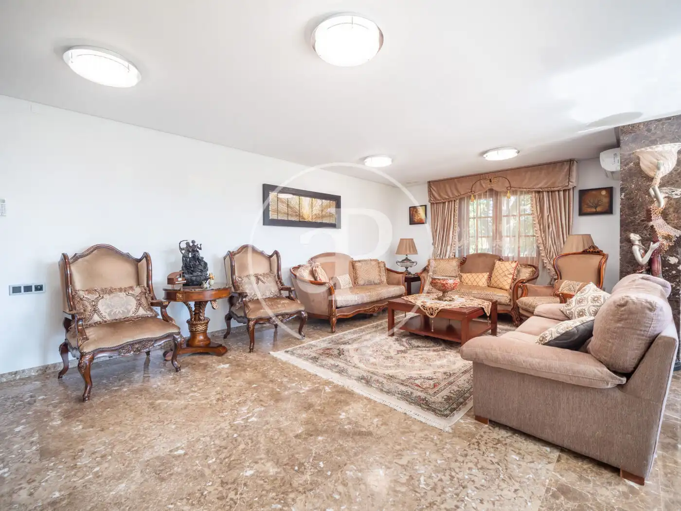 Sala de estar de Casa o chalet en venta en Godella con Aire acondicionado, Calefacción y Jardín privado