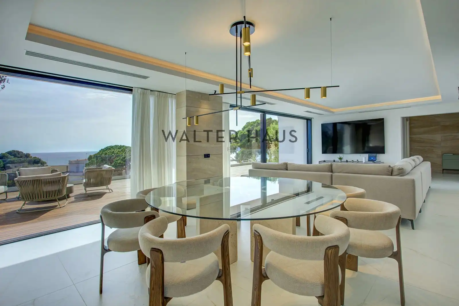 Comedor de Casa o chalet en venta en Sant Feliu de Guíxols con Aire acondicionado, Jardín privado y Terraza