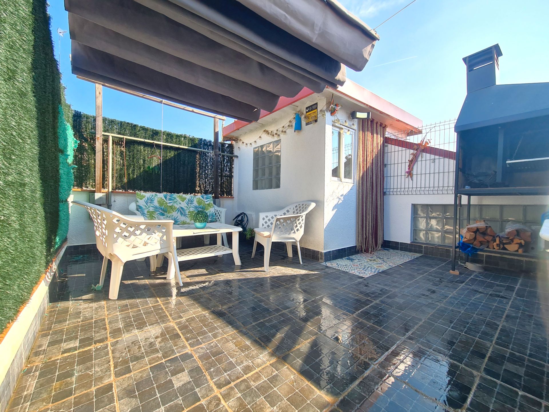 Terrace of Flat for sale in Terrassa  with Air Conditioner, Heating and Parquet flooring