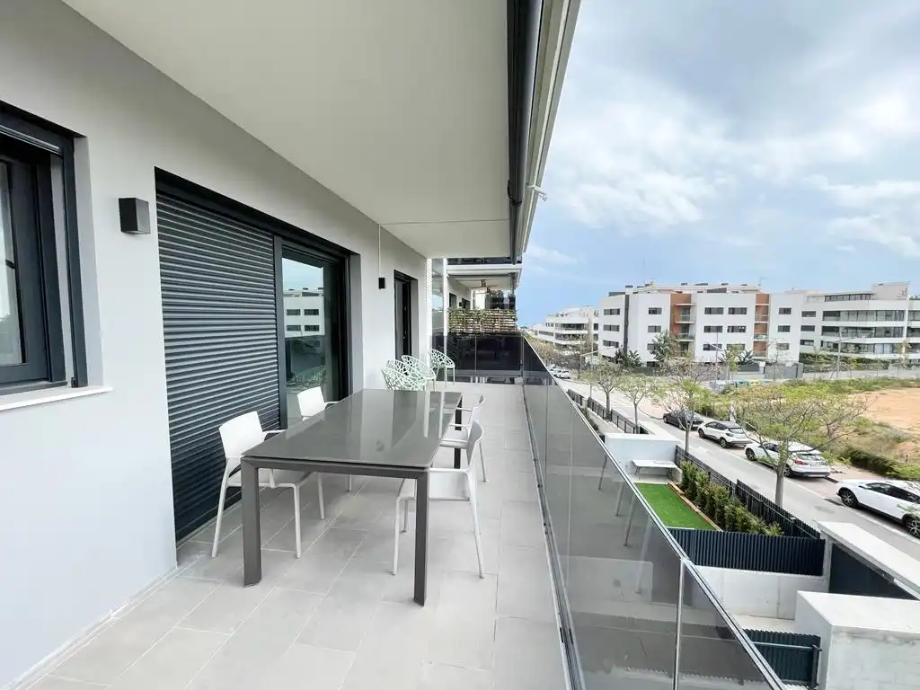 Terrace of Apartments for rent in Sitges  with Air Conditioner, Heating and Parquet flooring