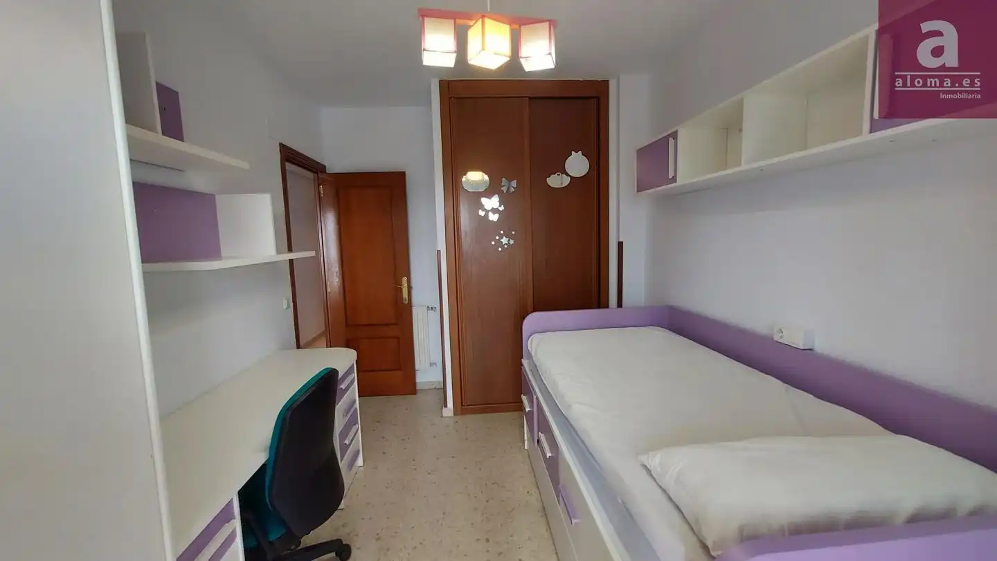 Bedroom of Flat for rent in Cáceres  with Heating, Terrace and Furnished