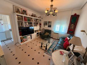 Living room of Flat for sale in Palencia Capital  with Heating, Storage room and Furnished