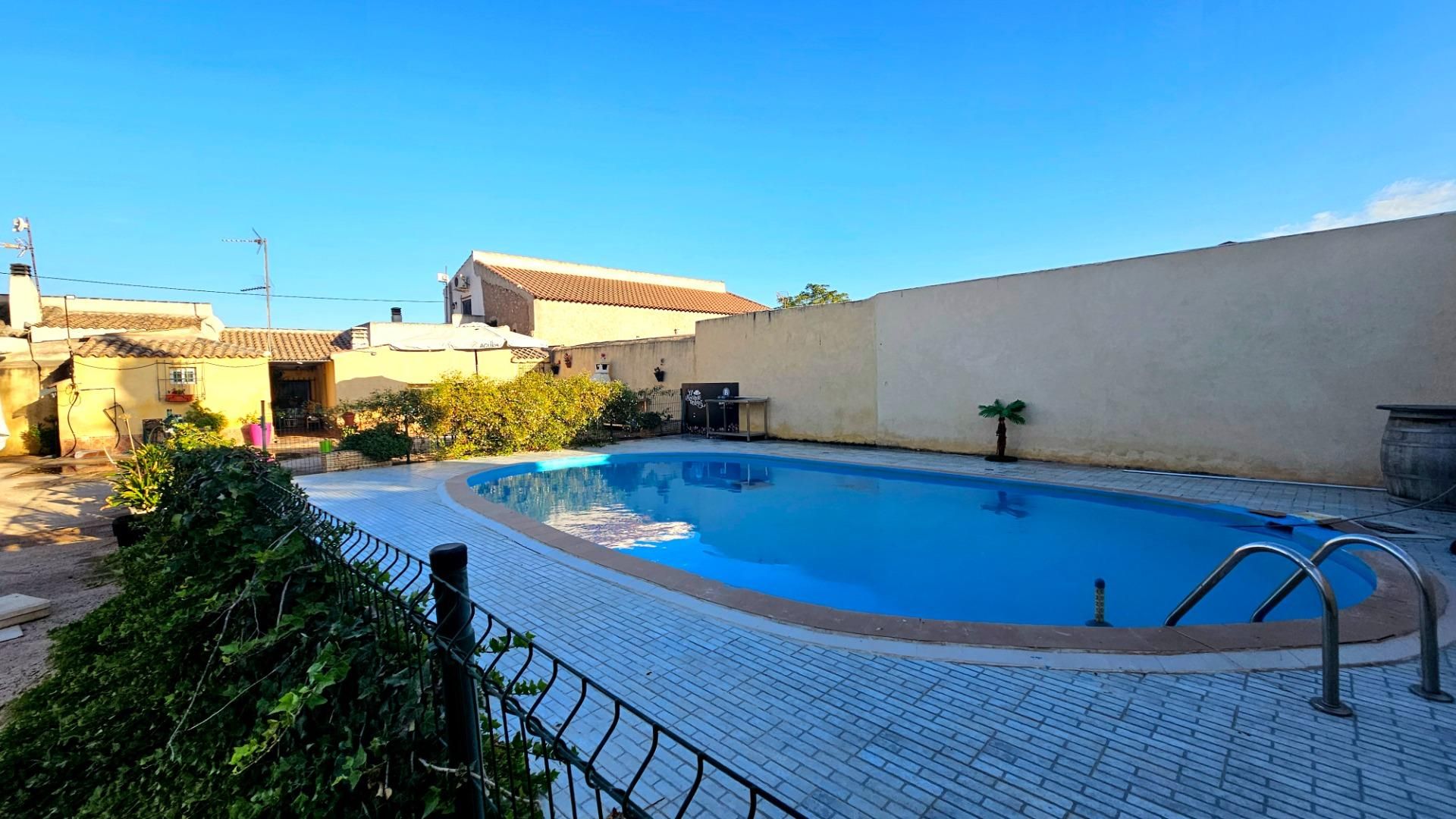 Piscina de Casa o chalet en venta en Fuente Álamo de Murcia con Aire acondicionado, Jardín privado y Trastero