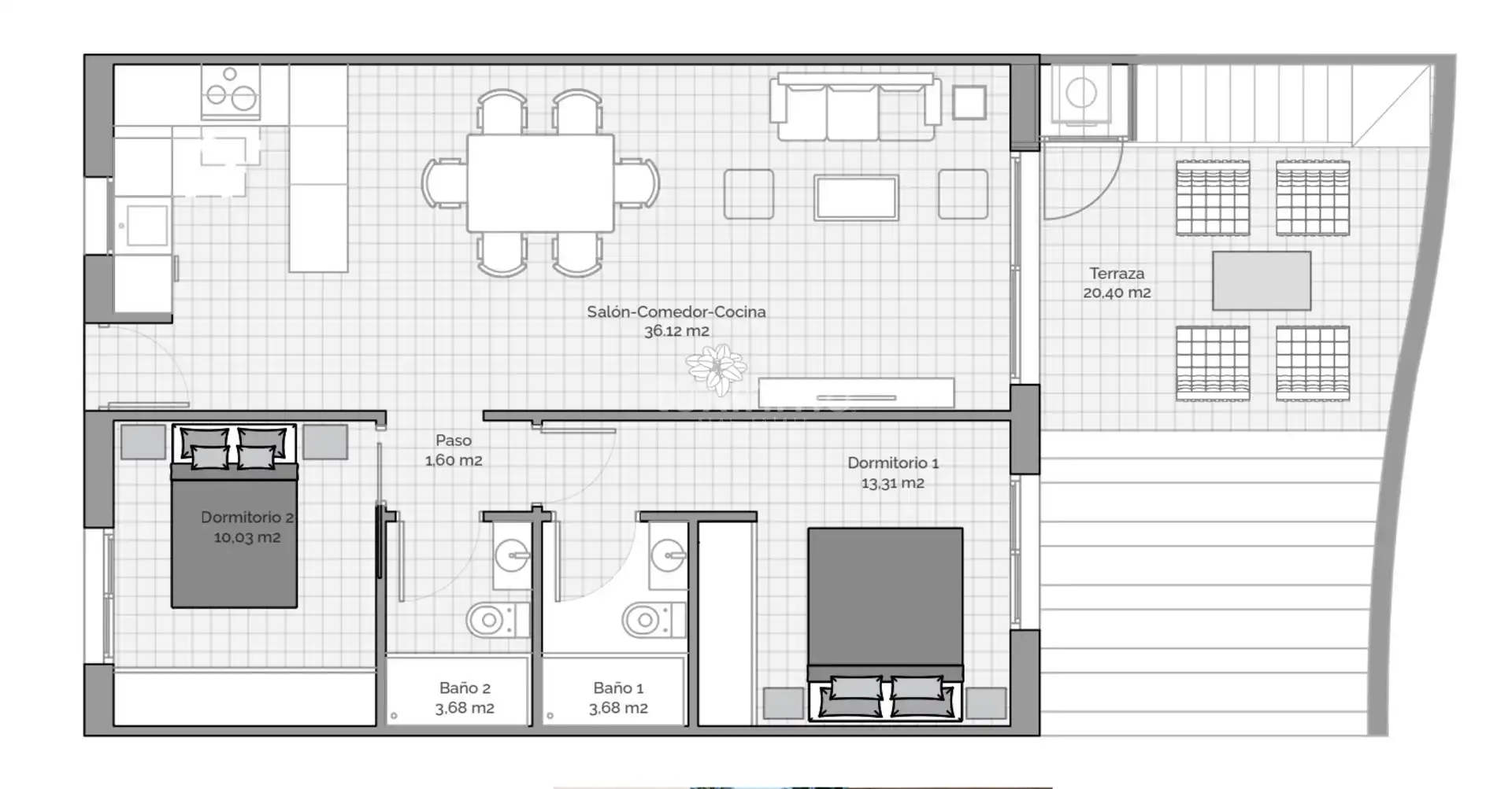 Attico con piscina in vendita a Balcón de Finestrat - Terra Marina, imagen 15