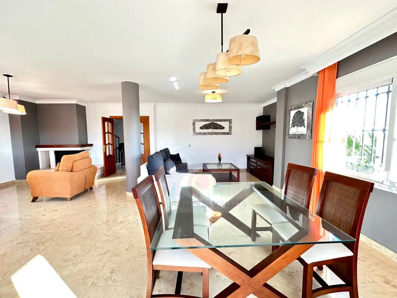 Sala de estar de Casa o chalet en venta en Rincón de la Victoria con Aire acondicionado, Jardín privado y Terraza