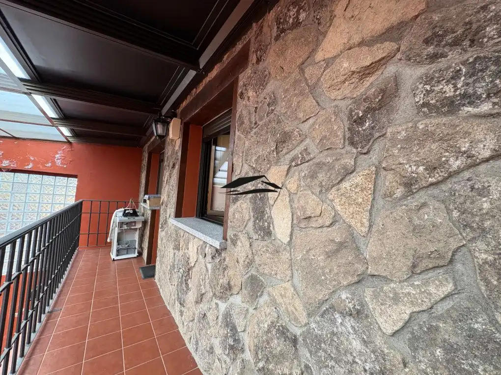 Vista exterior de Casa o chalet en venta en Santibáñez de la Sierra con Aire acondicionado, Calefacción y Terraza