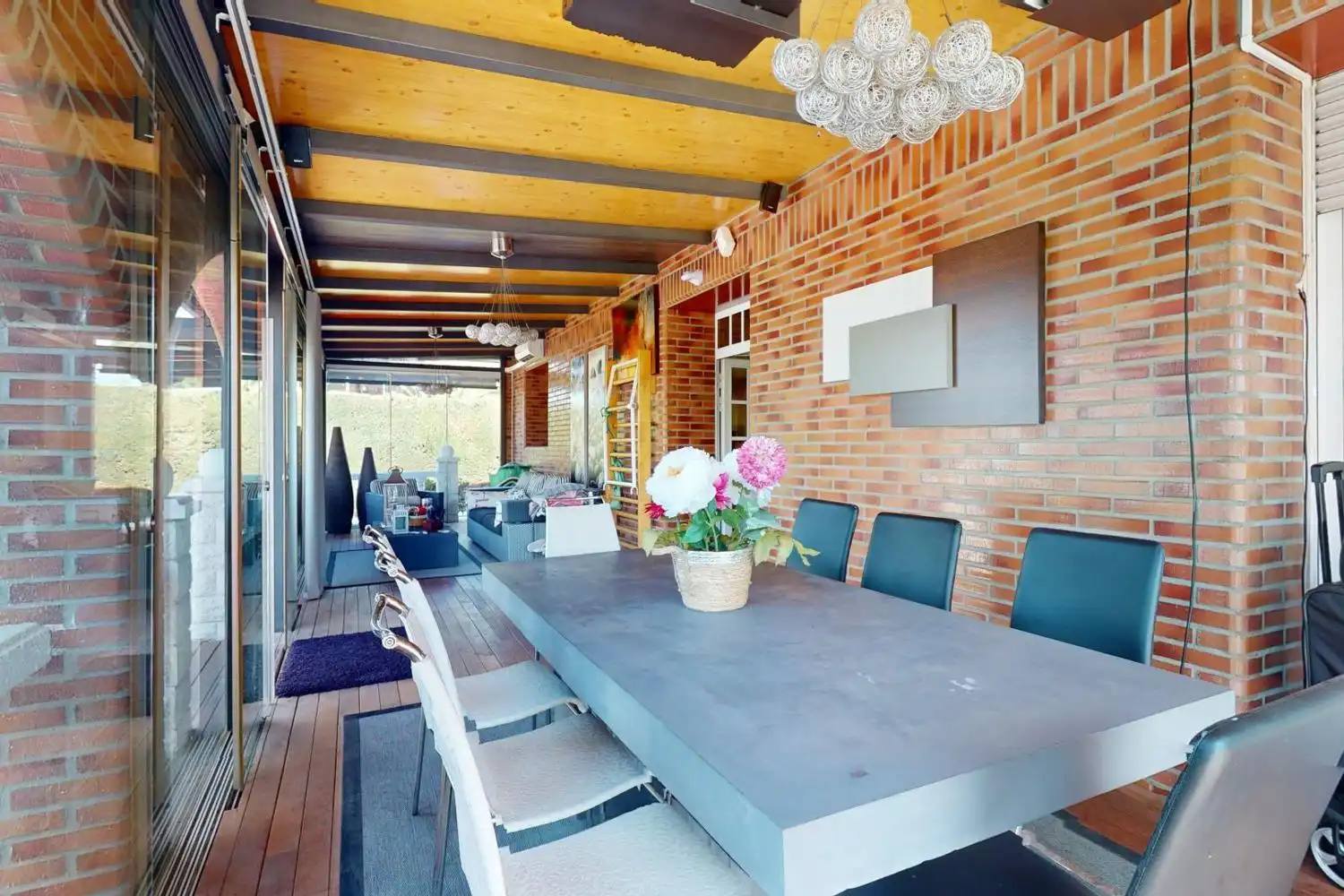 Terraza de Casa o chalet en venta en Alfajarín con Calefacción, Jardín privado y Terraza