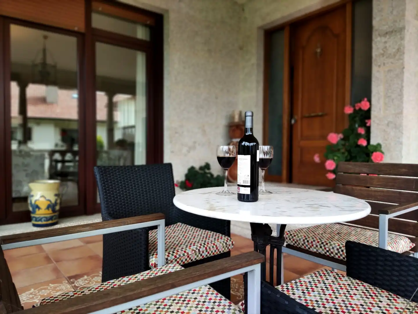 Terrassa de Casa o xalet en venda en Gondomar amb Jardí privat, Parquet i Terrassa