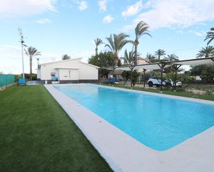 Piscina de Casa o xalet en venda en Elche / Elx amb Aire condicionat, Calefacció i Jardí privat