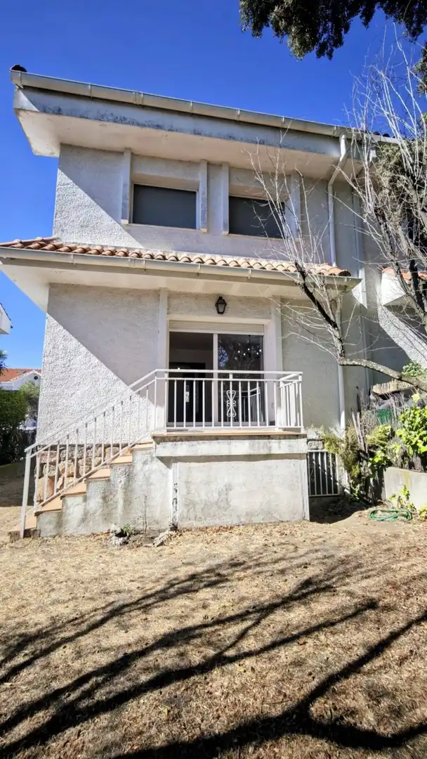 Exterior view of Detached homes for sale in Alpedrete  with Heating and Swimming Pool