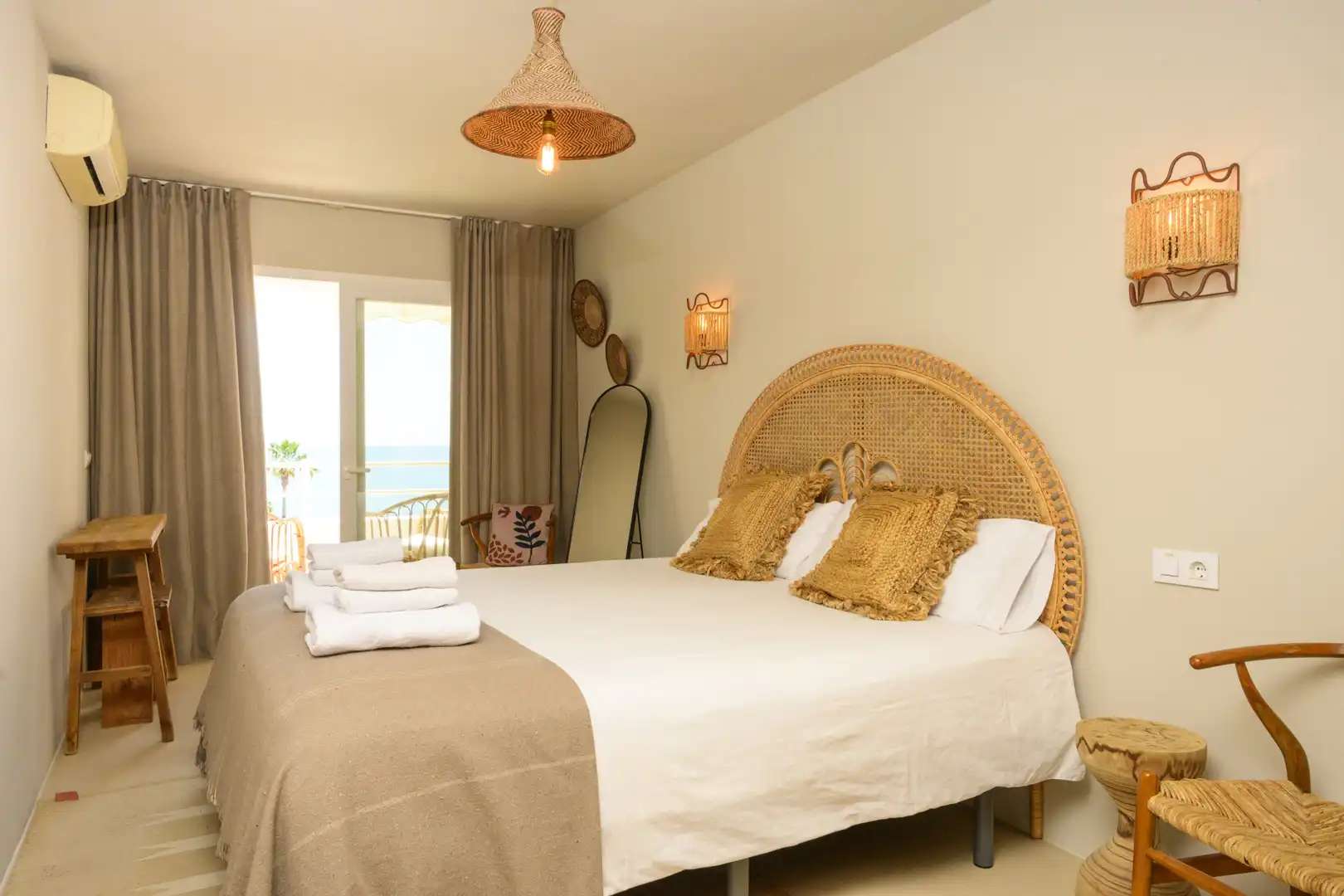 Dormitori de Apartament en venda en Jávea / Xàbia amb Aire condicionat, Terrassa i Piscina