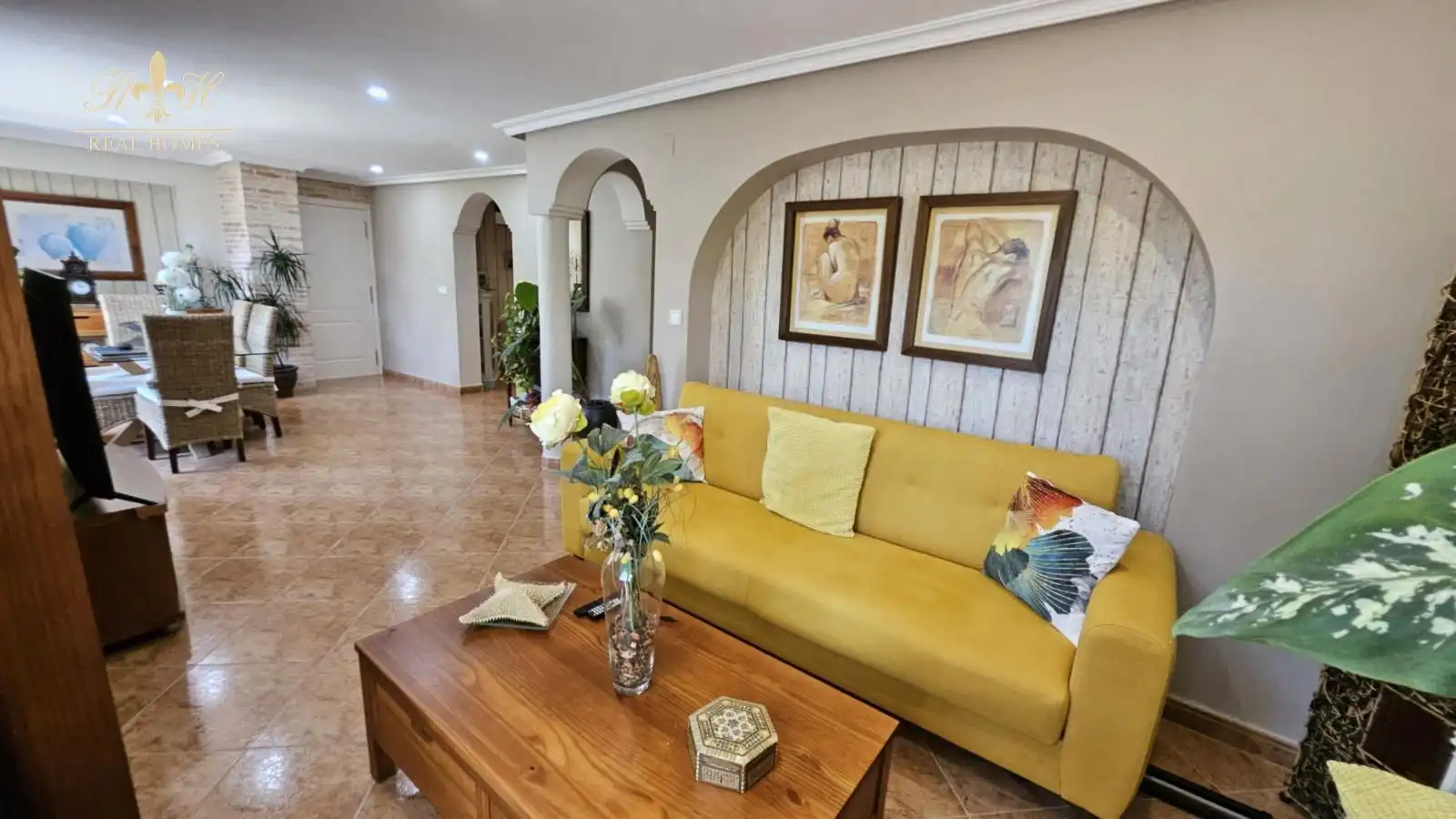 Sala de estar de Casa o chalet en venta en La Nucia con Piscina