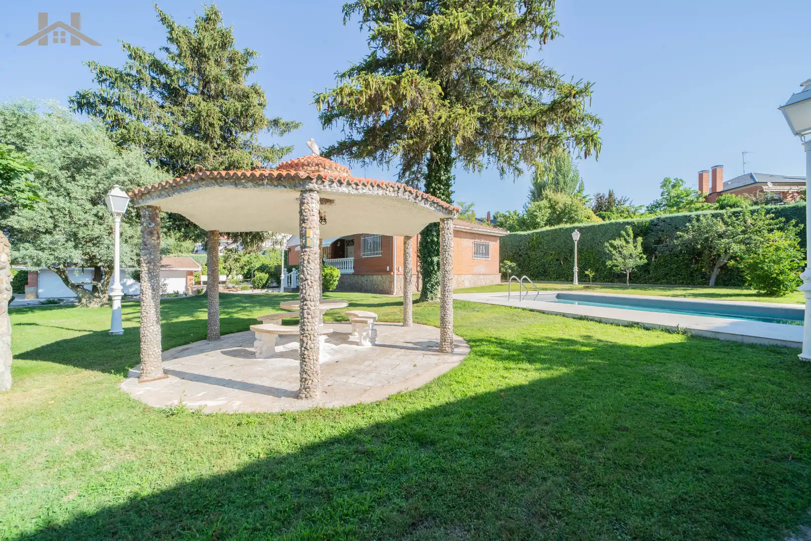 Garden of Houses for sale in Villaviciosa de Odón  with Heating, Private garden and Terrace
