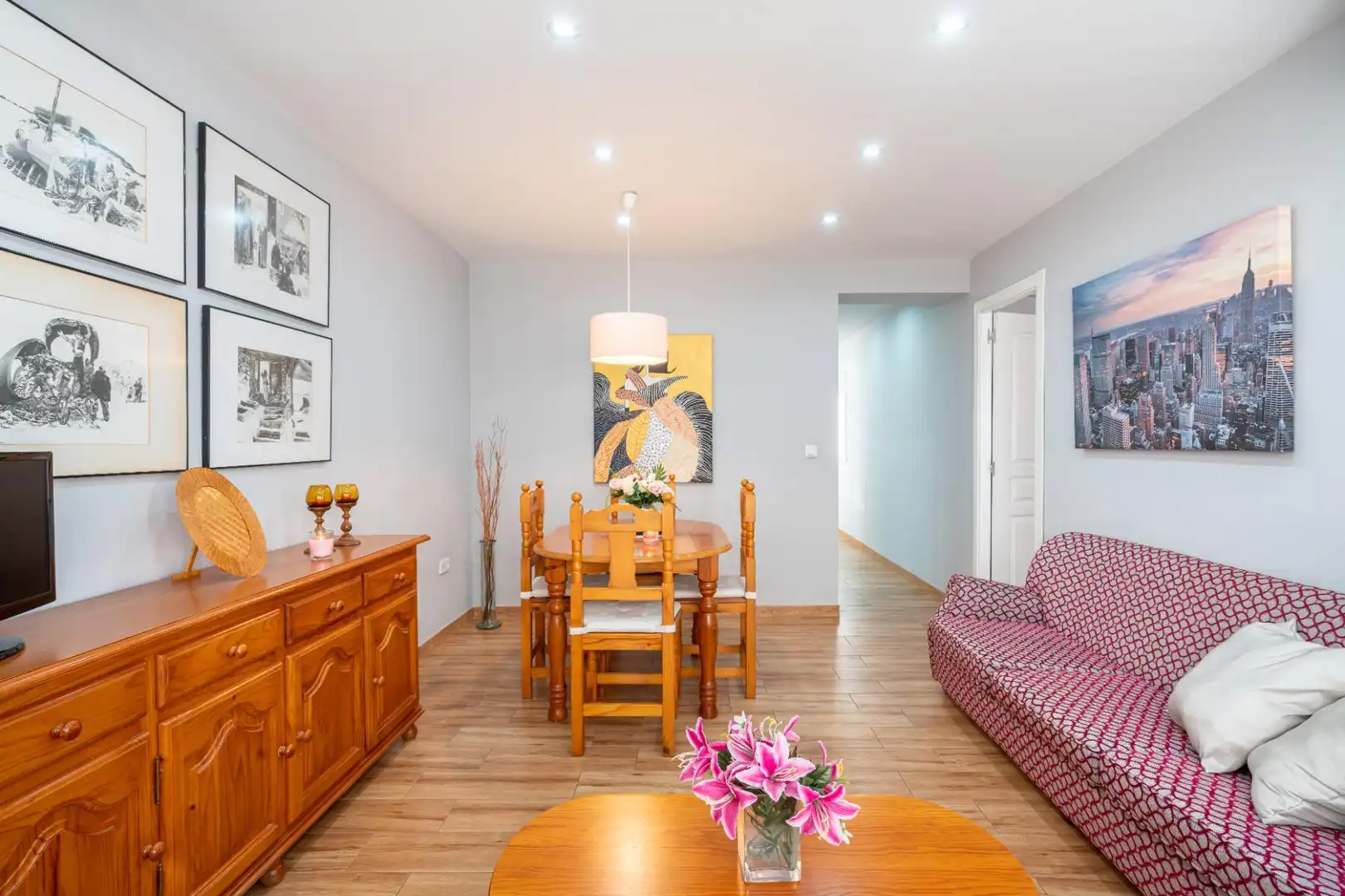 Esszimmer von Wohnung zur Miete in Almería mit Klimaanlage, Heizung und Terrasse
