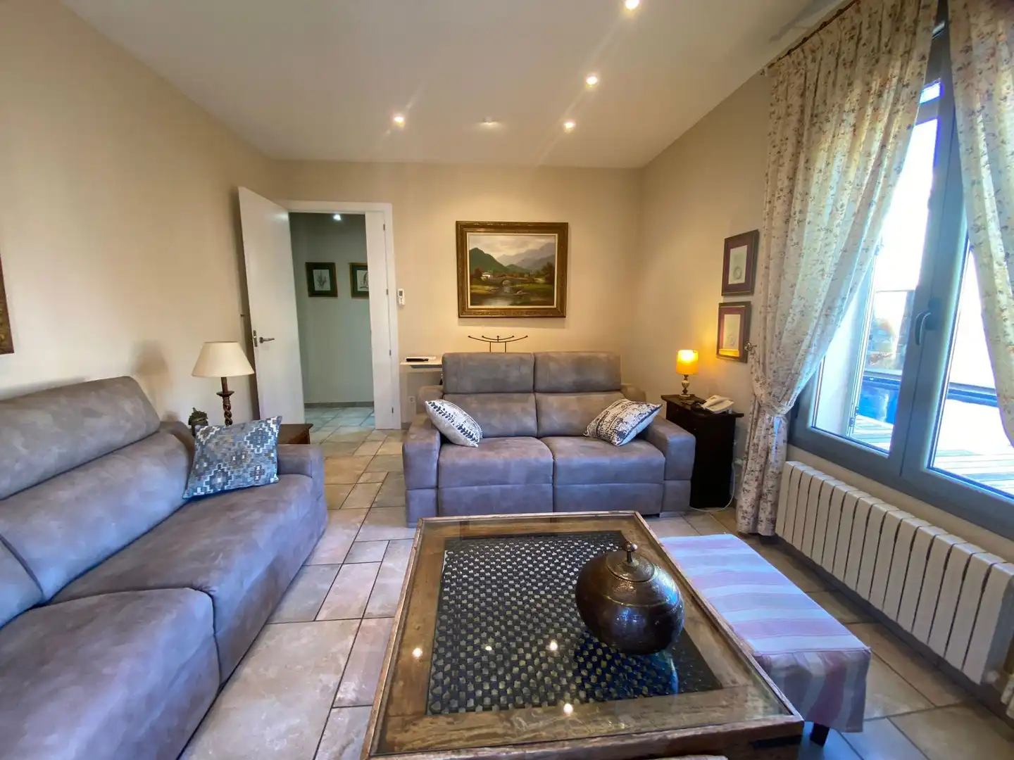Living room of Houses for sale in Teià  with Heating, Terrace and Storage room