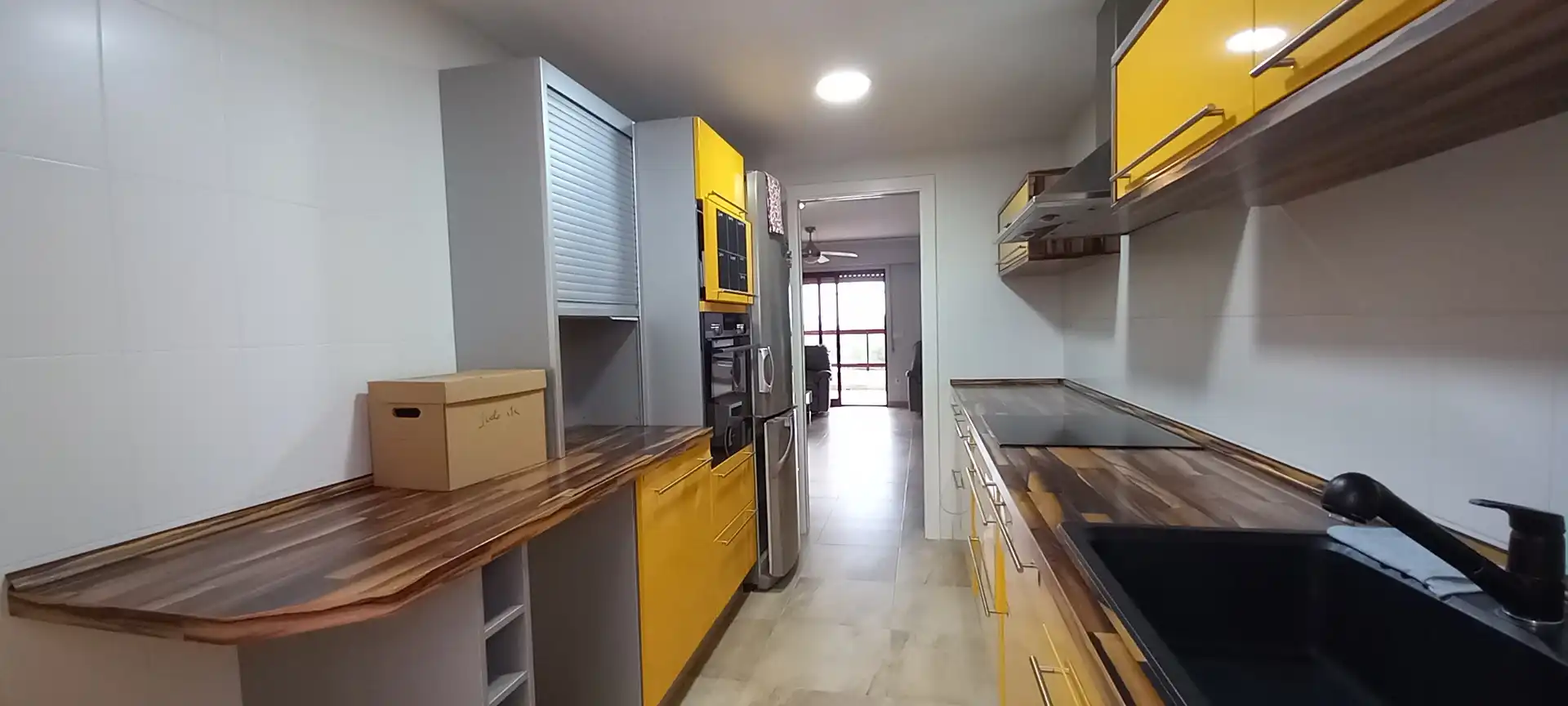 Kitchen of Apartments for rent in Gandia  with Air Conditioner, Heating and Terrace