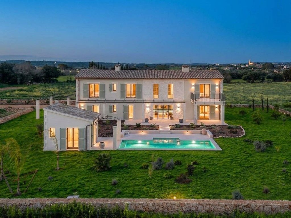 Vista exterior de Finca rústica en venta en Binissalem con Aire acondicionado, Jardín privado y Terraza