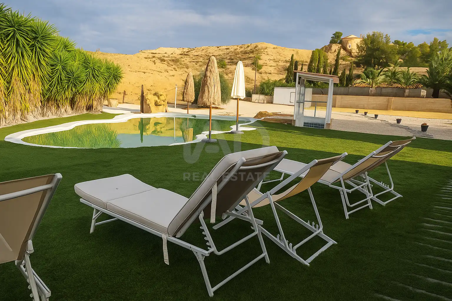 Terrace of Houses for sale in  Murcia Capital  with Air Conditioner, Terrace and Swimming Pool