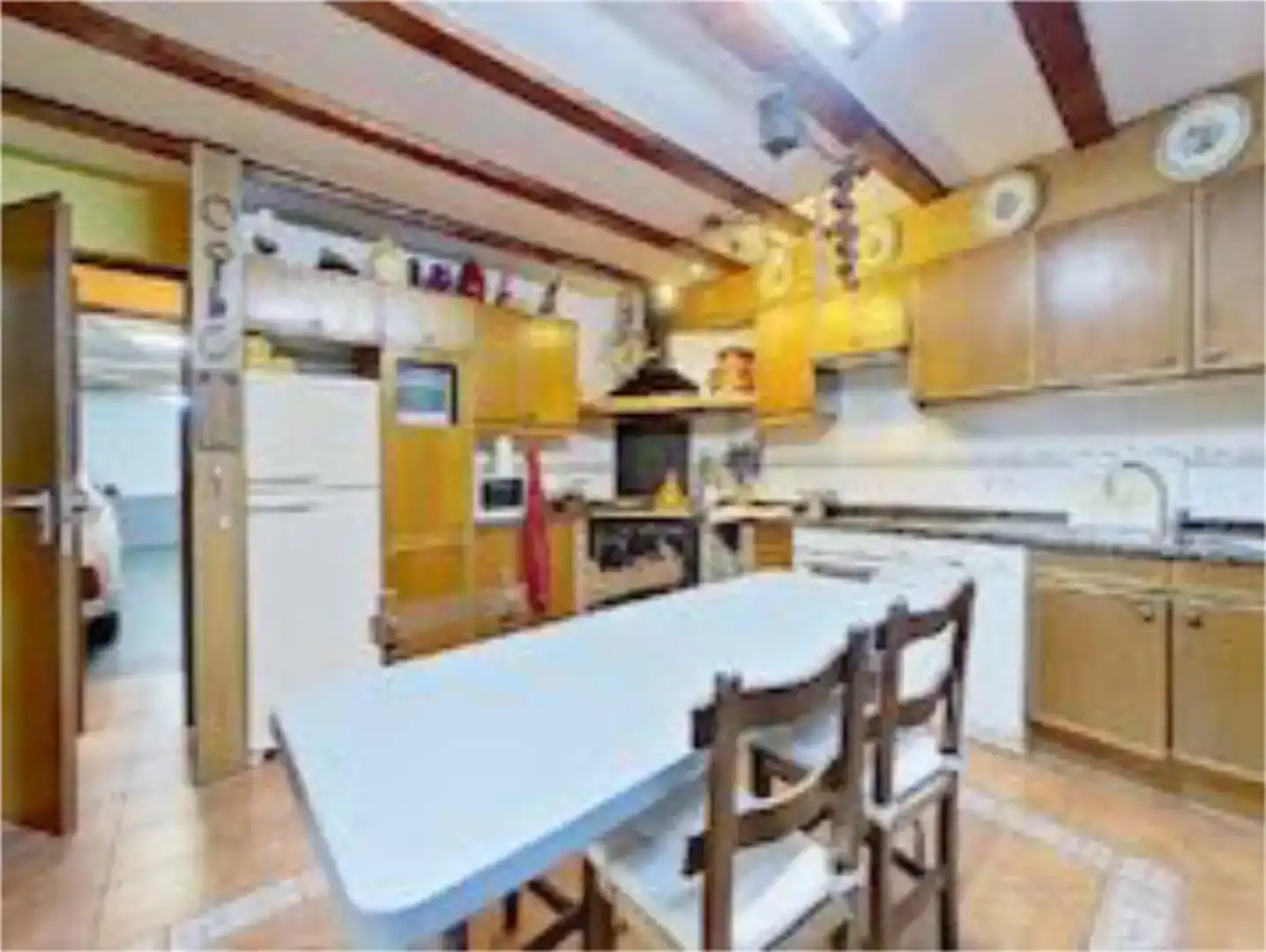 Cuina de Casa o xalet en venda en Vitoria - Gasteiz amb Jardí privat, Parquet i Traster