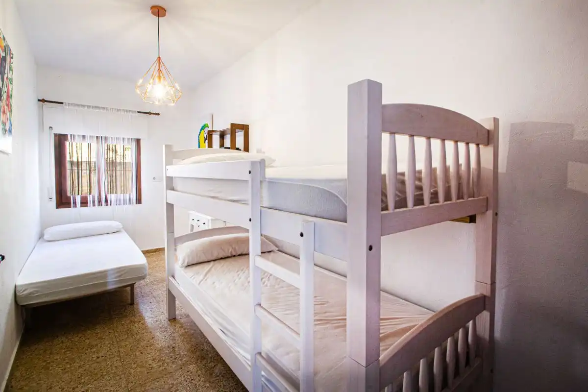 Bedroom of Houses for sale in Calpe / Calp  with Air Conditioner, Heating and Private garden