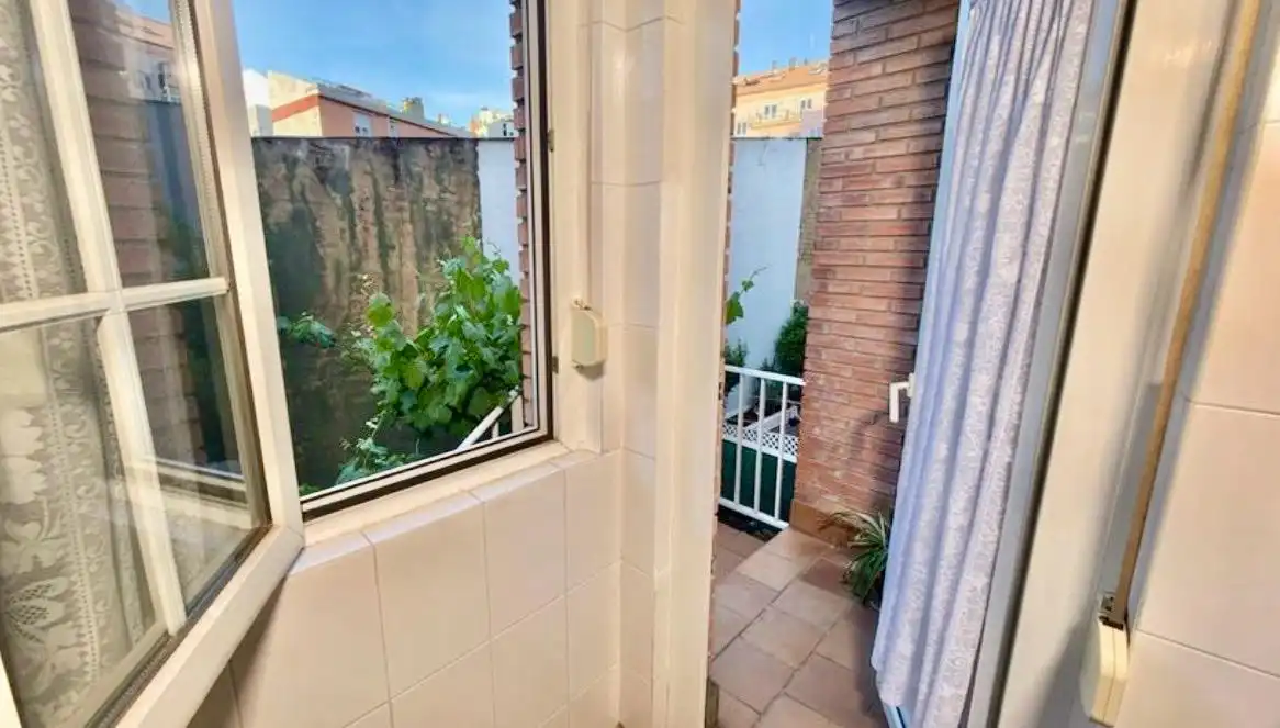 Terraza de Casa adosada en venta en San Andrés del Rabanedo con Calefacción, Jardín privado y Parquet