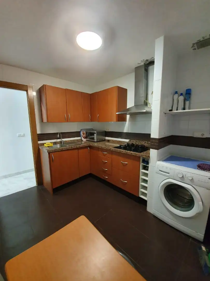 Kitchen of Flat for rent in Santa Fe  with Air Conditioner, Furnished and Washing machine