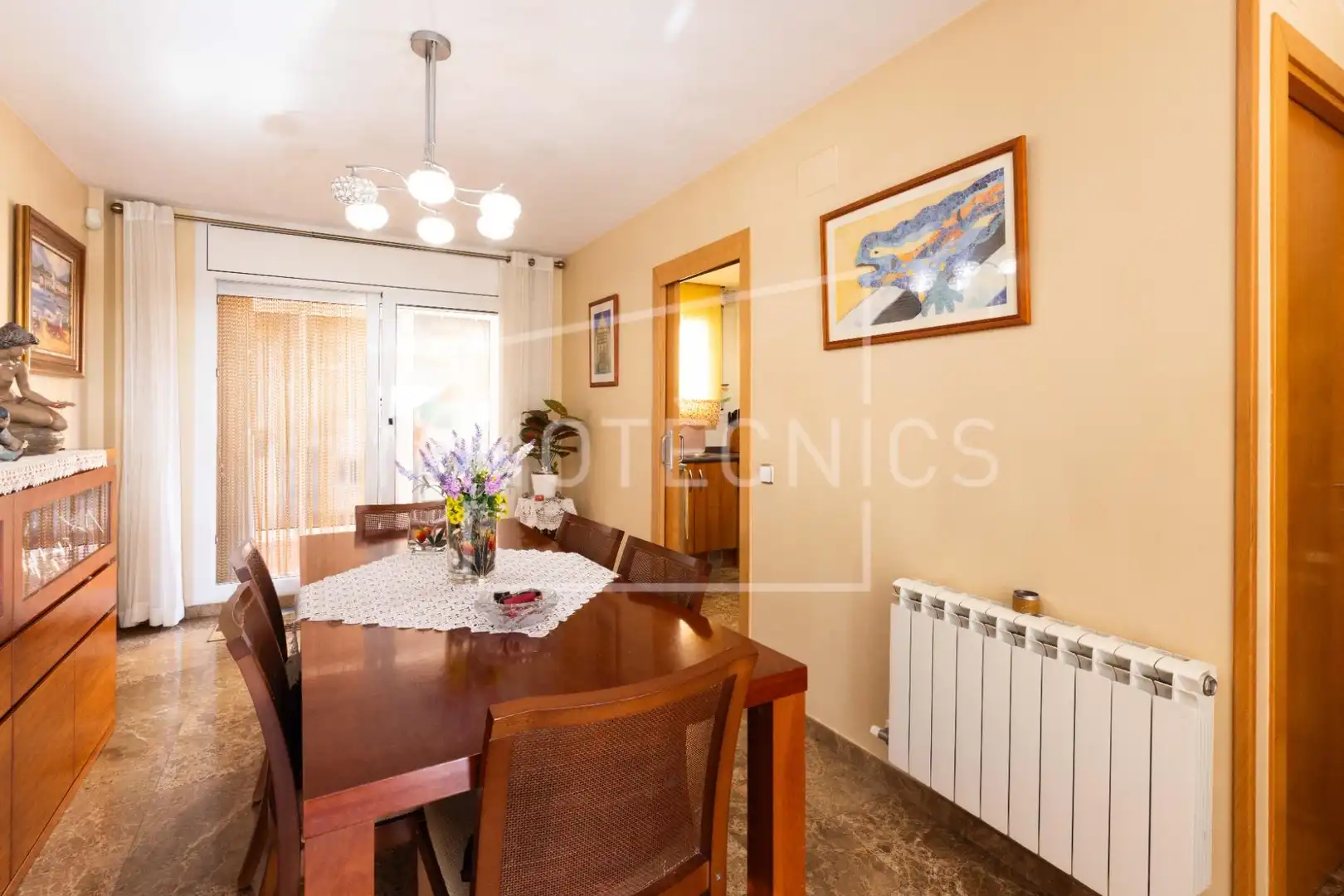 Dining room of Detached homes for sale in Canet de Mar  with Air Conditioner, Heating and Private garden