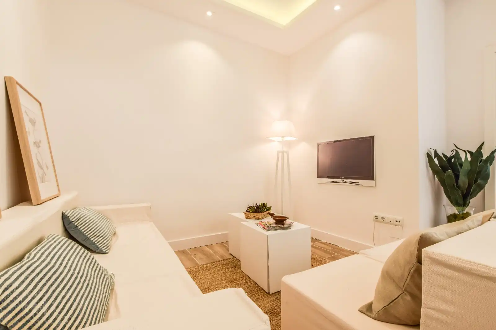 Sala de estar de Piso de alquiler en Madrid con Calefacción