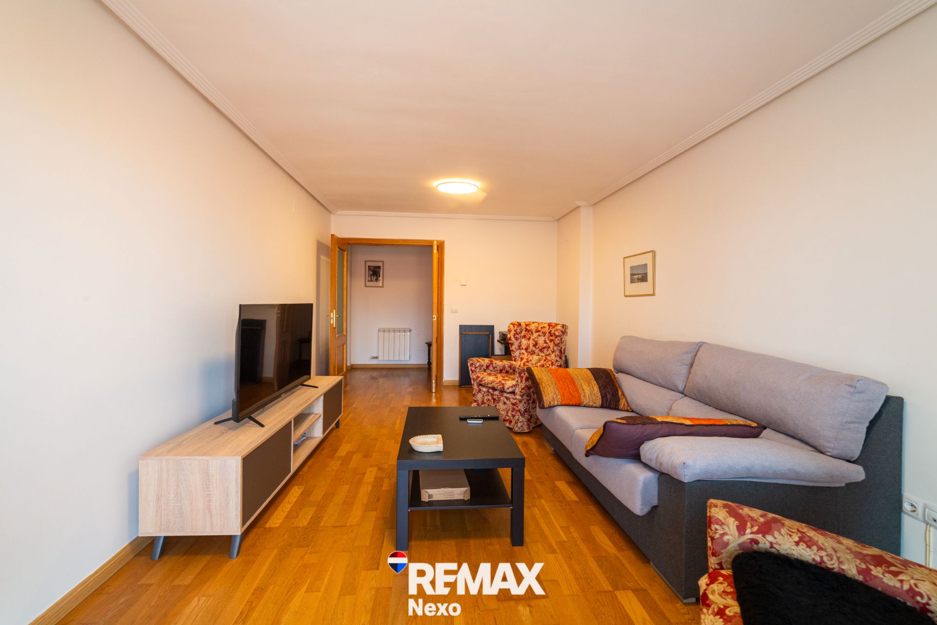 Living room of Flat for sale in Cabezón de Pisuerga  with Air Conditioner, Heating and Storage room