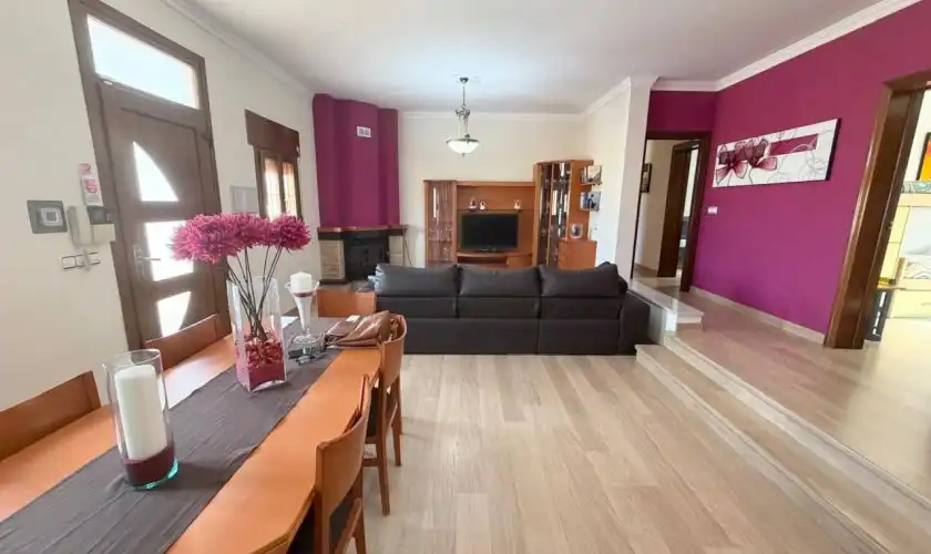 Wohnzimmer von Haus oder Chalet zum Verkauf in Carboneras mit Klimaanlage, Heizung und Privatgarten