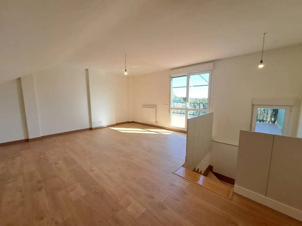 Living room of Houses for sale in Valdorros  with Heating, Private garden and Parquet flooring