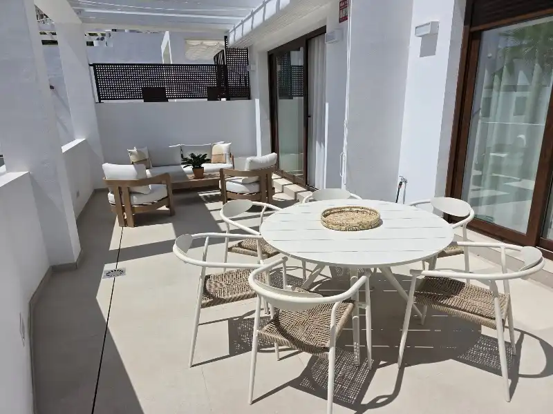 Terrace of Houses for rent in Nerja  with Air Conditioner, Heating and Private garden
