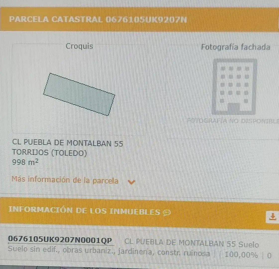 Terrenys i solars en venda a PUEBLA DE MONTALBAN 55, imagen 3
