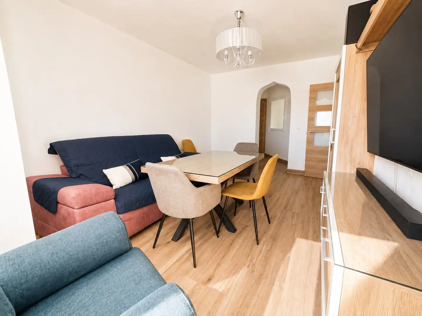 Sala de estar de Piso en venta en Huelva con Aire acondicionado, Amueblado y Horno
