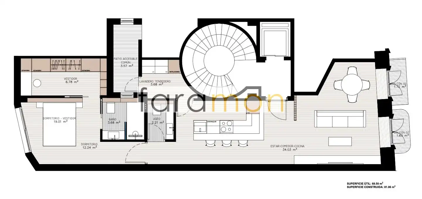 Piso en venta en Vigo  con Aire acondicionado, Trastero y Amueblado