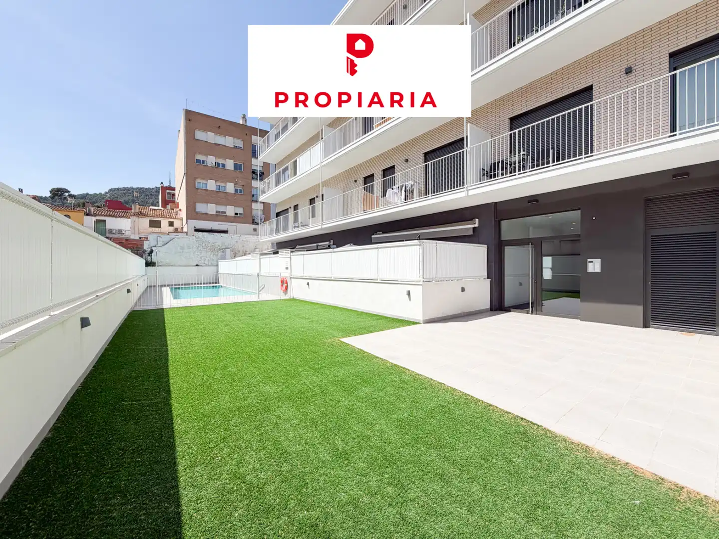 Exterior view of Flat for sale in Pallejà  with Air Conditioner, Heating and Parquet flooring