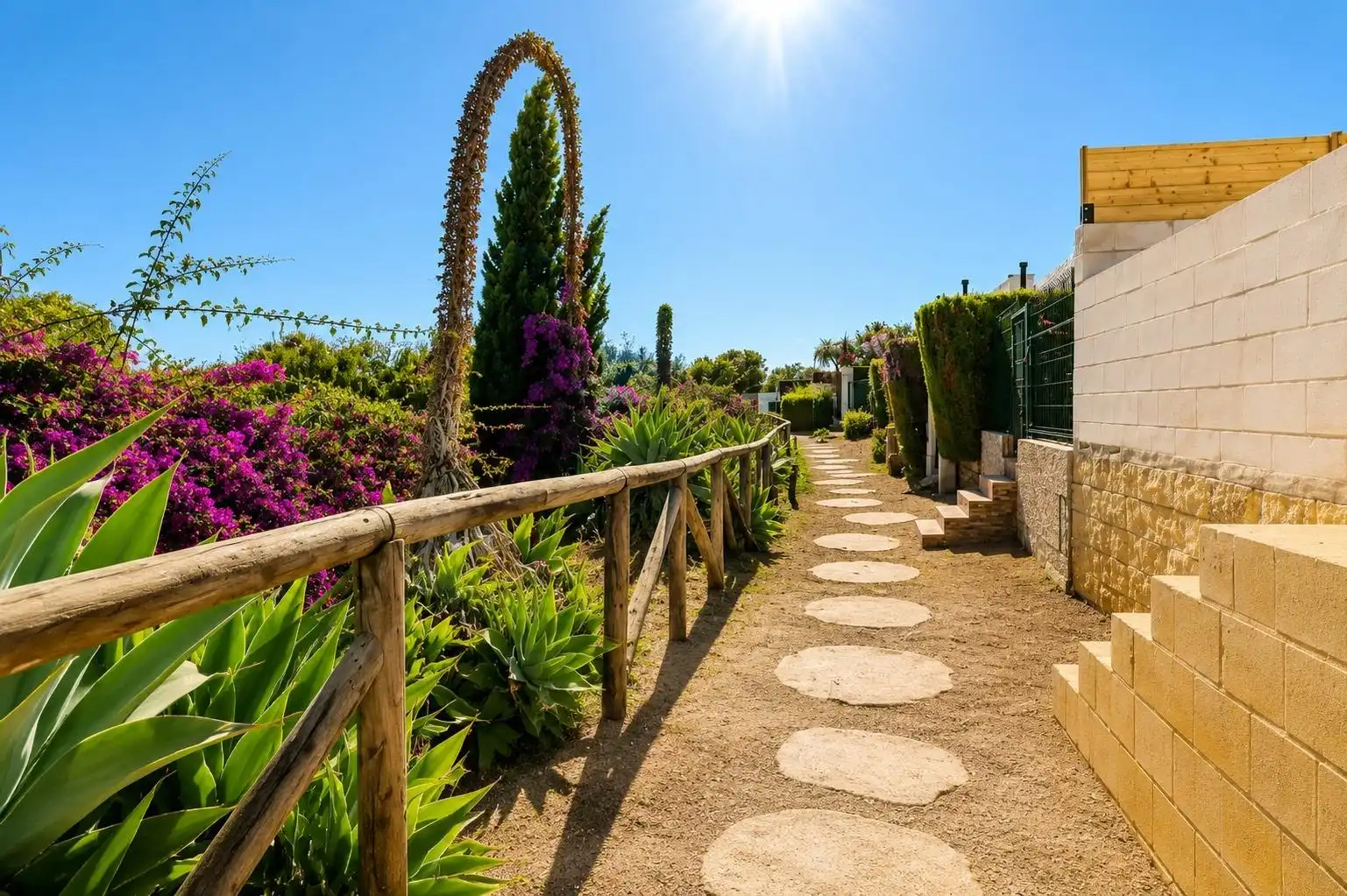 Jardí de Casa adosada en venda en Estepona amb Aire condicionat, Calefacció i Jardí privat