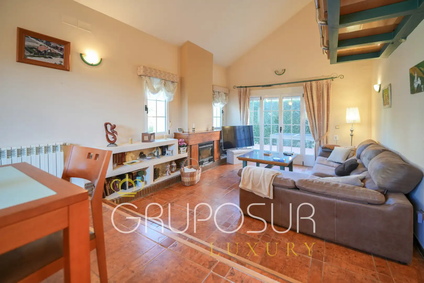 Sala de estar de Casa o chalet en venta en Boecillo con Calefacción, Jardín privado y Parquet