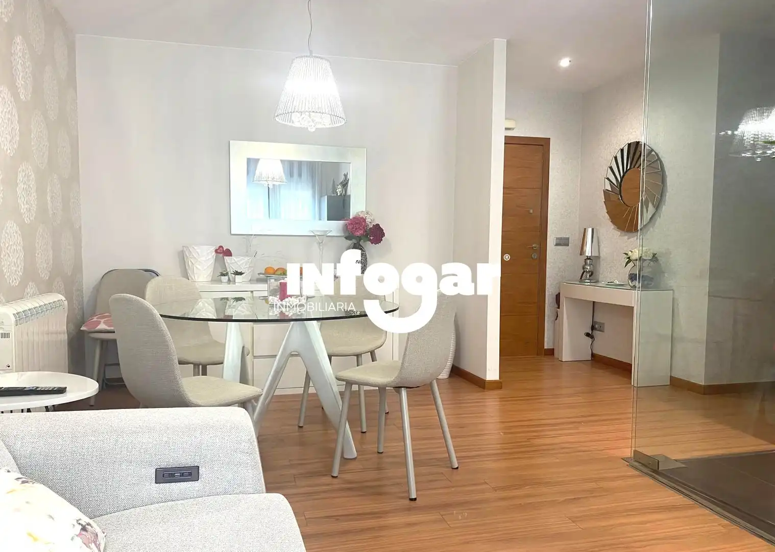 Esszimmer von Wohnung zur Miete in A Guarda   mit Heizung, Parkett und Abstellraum