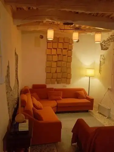 Sala d'estar de Casa o xalet en venda en Busquístar amb Terrassa i Moblat