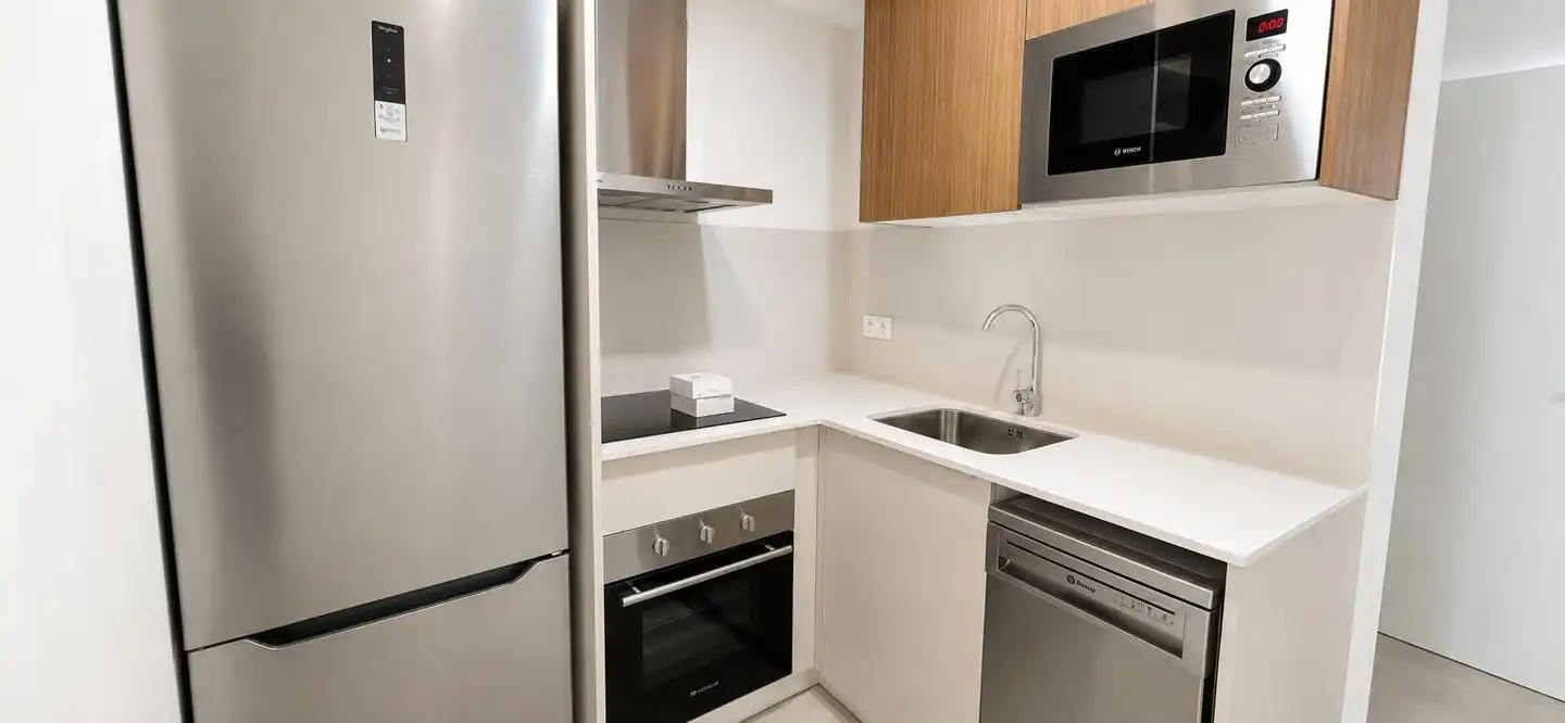 Cuina de Planta baixa de lloguer en Elche / Elx amb Aire condicionat i Moblat
