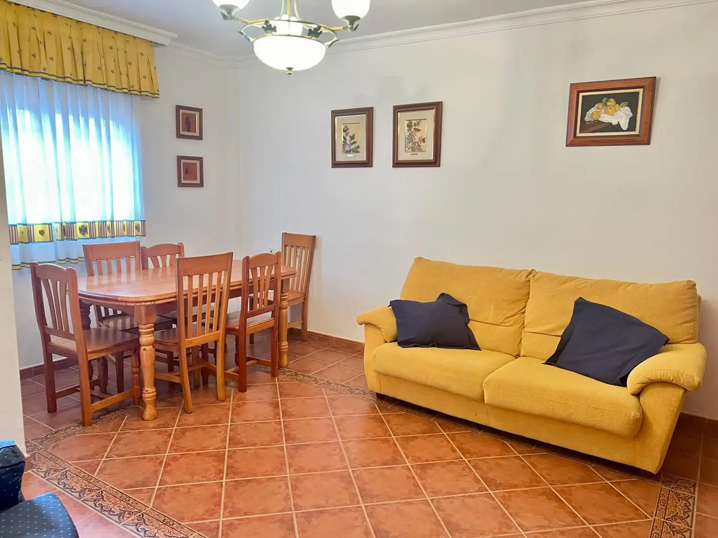 Sala de estar de Casa o chalet de alquiler en Molvízar con Terraza, Amueblado y Lavadora